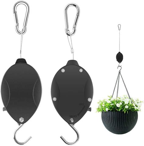 heavy duty retractable plant hanger|retractable plant hangers bunnings.